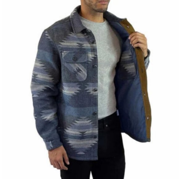Jachs New York Fully Lined Wool Blend Shirt Jacket